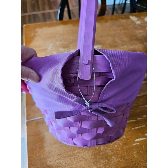 Purple Unicorn Easter Basket With Cloth Liner - Picture 8 of 8